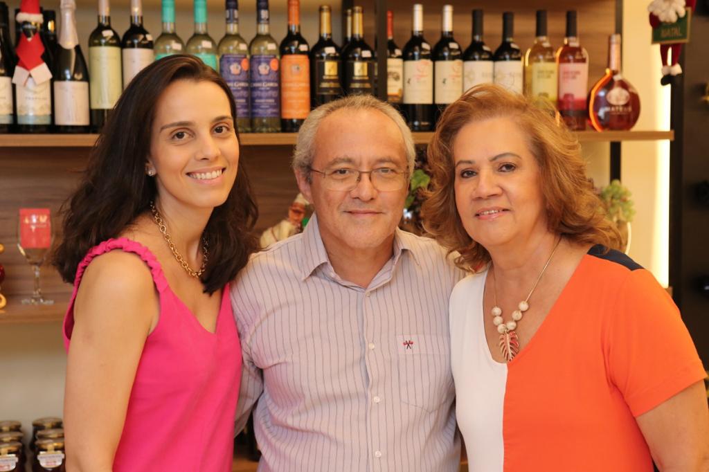 Andressa Florentino, José Orlando e Rosa Florentino